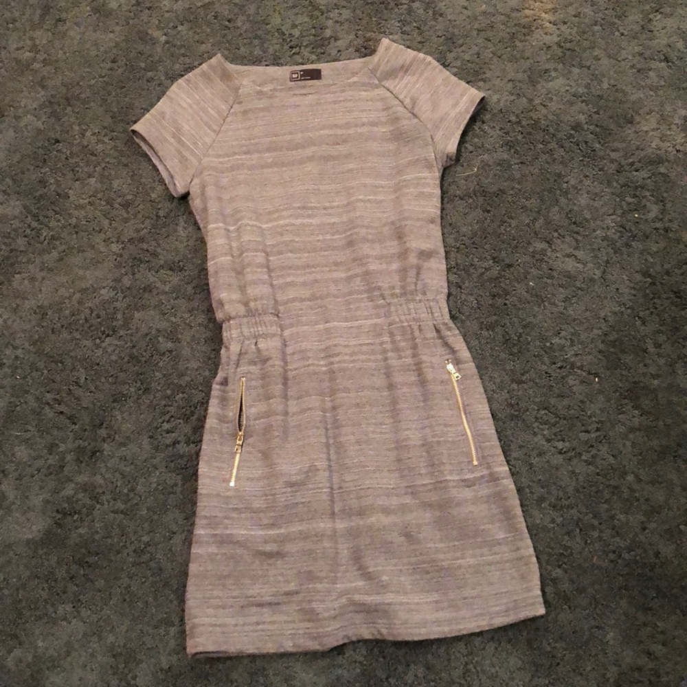 Gap blue midi dress size XS, thick material